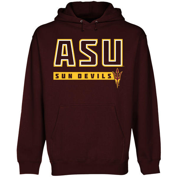 Men NCAA Arizona State Sun Devils Centurion Hoodie Maroon->more ncaa teams->NCAA Jersey